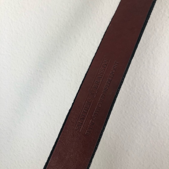 SMATHERS & BRANDON UT LONGHORNS NEEDLEPOINT BELT - Picture 4 of 5